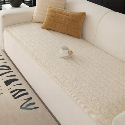 Plush Sofa Cover | Cover for Sofa | Sofa Throw | Sofina