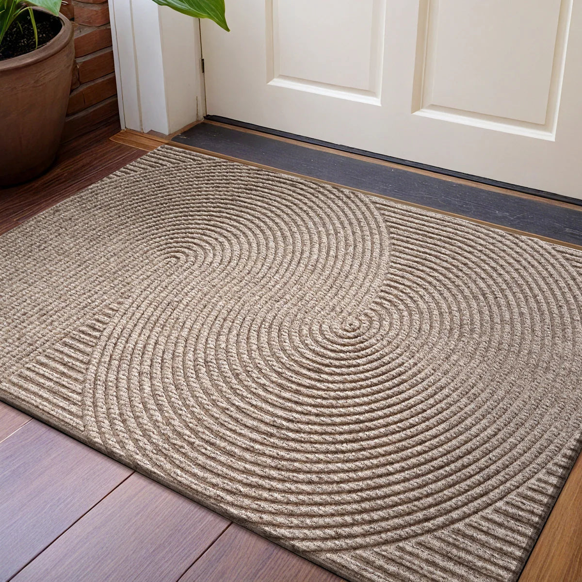 Polyester Doormat for Outdoor & Indoor | Non-slip Dirt Trap Mat | Door Mat | PolyEntra