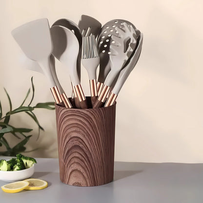 Premium Kitchen Utensil Set | Silicone Kitchen Tools Set | Cooking Utensils 10 Pieces | Culinora