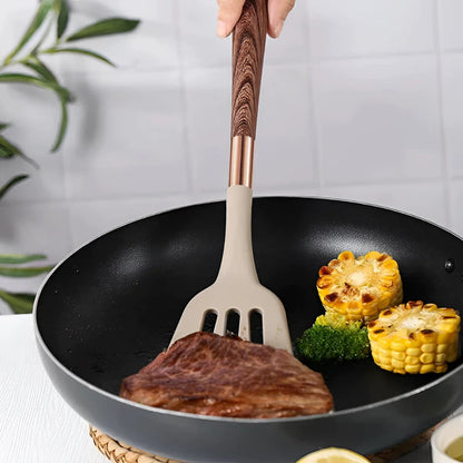 Premium Kitchen Utensil Set | Silicone Kitchen Tools Set | Cooking Utensils 10 Pieces | Culinora