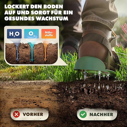 Rasenlüfter Schuhe | Rasenbelüftungsschuhe | Green Step