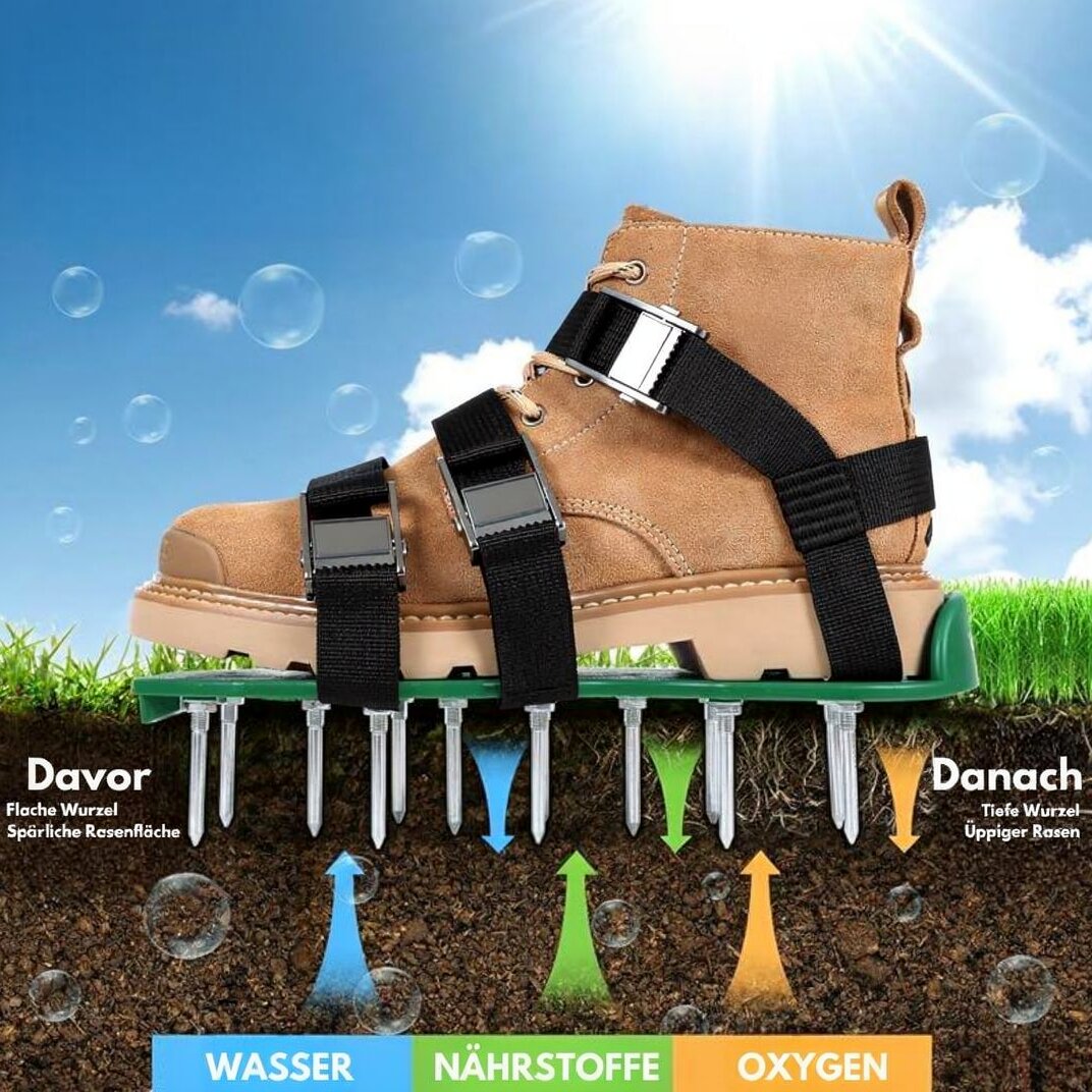 Lawn Aerator Shoes | Lawn Aerification Shoes | Green Step
