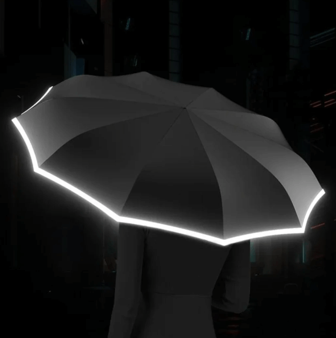 Umbrella with Reflectors | Stormproof & Durable | Schirmix