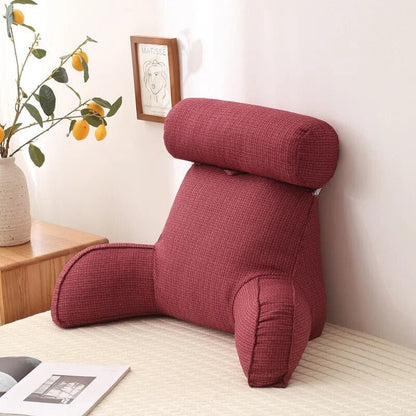 Rücken Kissen & Lesekissen | Kissen für Bett & Sofa mit Armlehnen | Relax Kissen