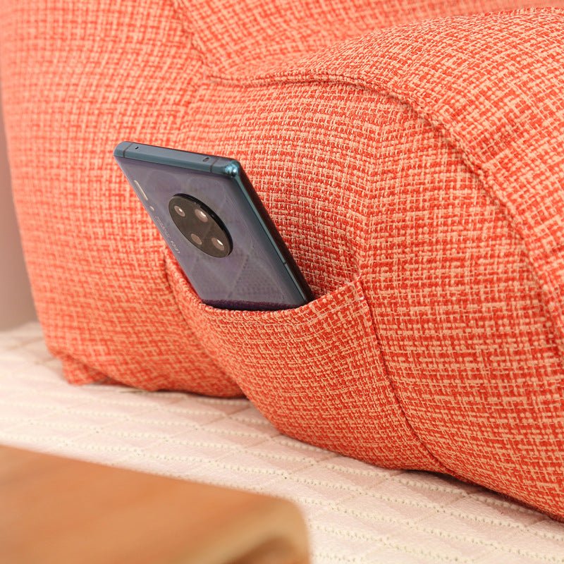 Back Cushion & Reading Pillow | Cushions for Bed & Sofa with Armrests | Relax Cushion