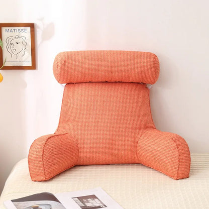 Rücken Kissen & Lesekissen | Kissen für Bett & Sofa mit Armlehnen | Relax Kissen