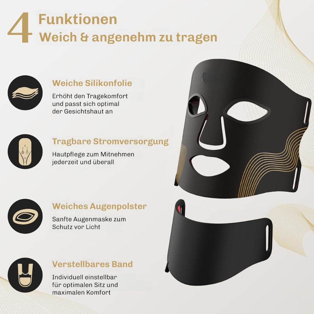 Red Light Mask | LED Face Mask | Skin Light Therapy | SkinGlow