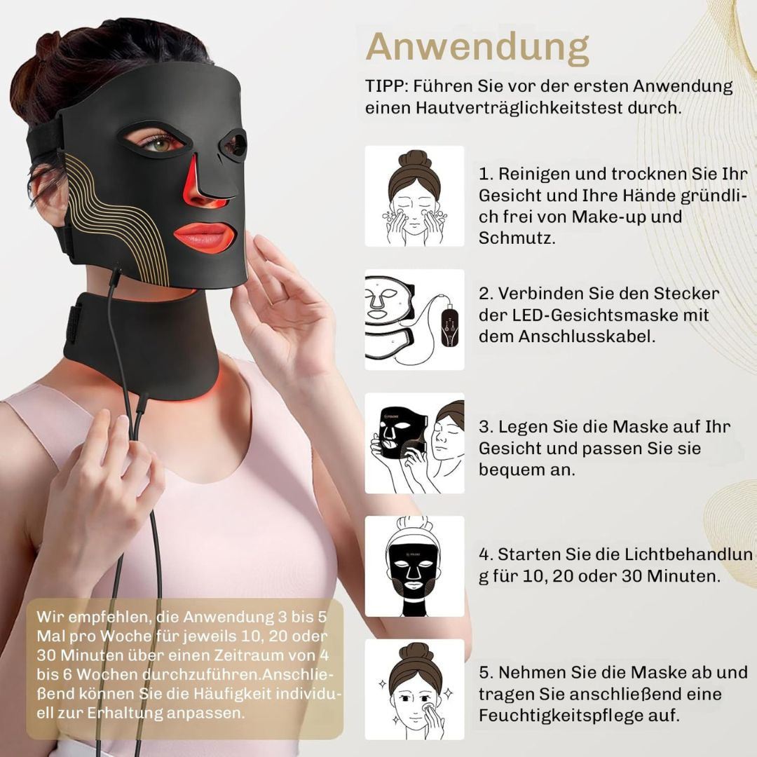 Red Light Mask | LED Face Mask | Skin Light Therapy | SkinGlow