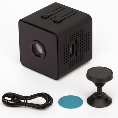 WLAN Überwachungskamera für den Außen- und Innenbereich | Kabellose Mini-Kamera mit Live-Streaming auf Mobilgeräten | SafeView