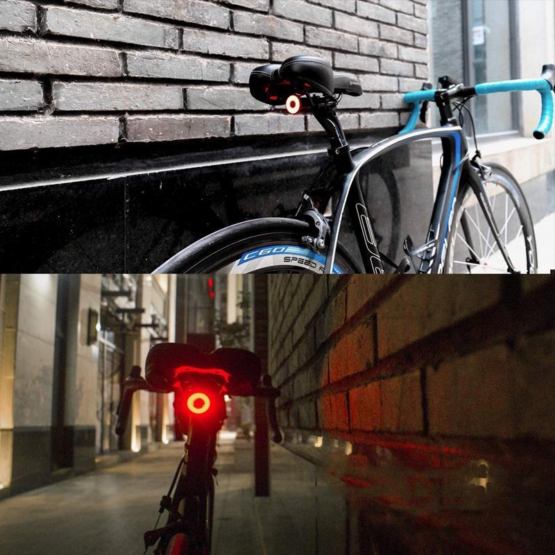 Rücklicht & Bremslicht für Fahrrad und Rennrad mit 6 Modi und Akku | Lumirad