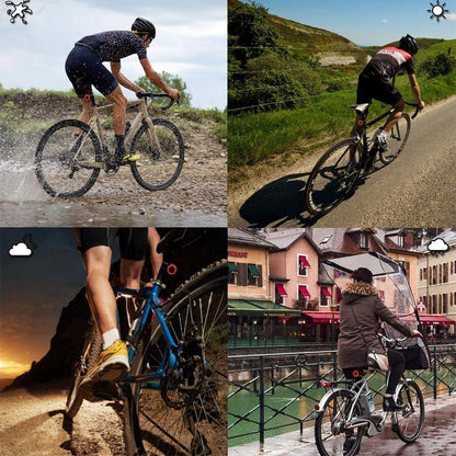 Rear Light & Brake Light for Bicycle and Road Bike with 6 Modes and Battery | Lumirad