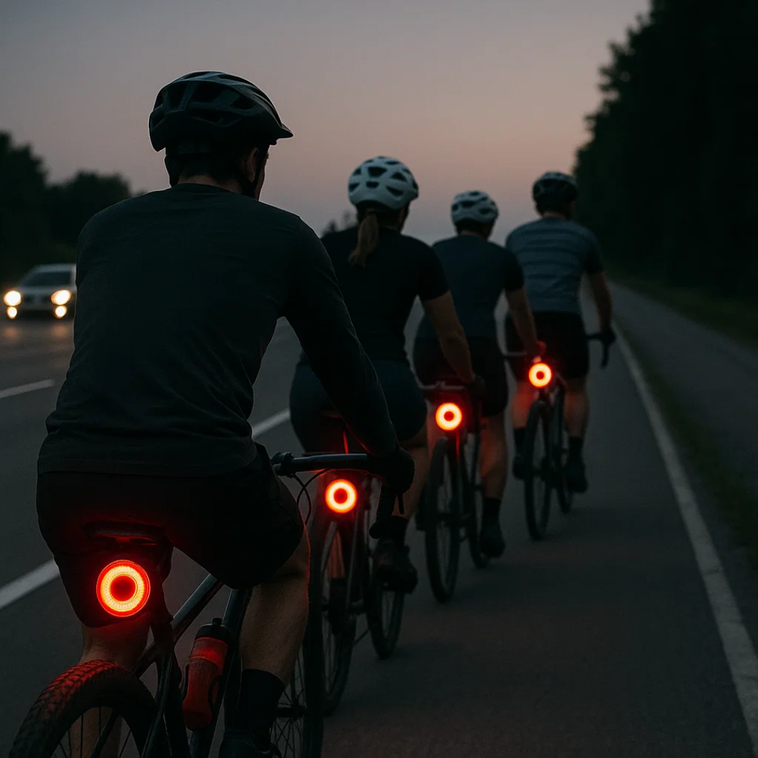 Rear Light & Brake Light for Bicycle and Road Bike with 6 Modes and Battery | Lumirad