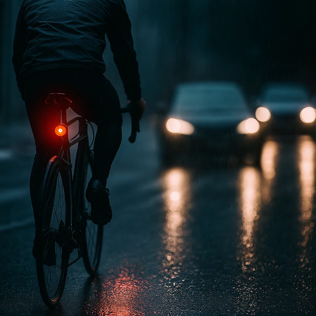 Rear Light & Brake Light for Bicycle and Road Bike with 6 Modes and Battery | Lumirad