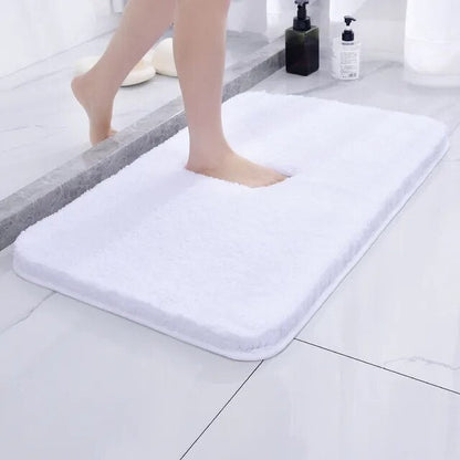 Rutschfeste Badematte | Plüsch-Duschmatte | Waschbarer Badeteppich | Weichlin