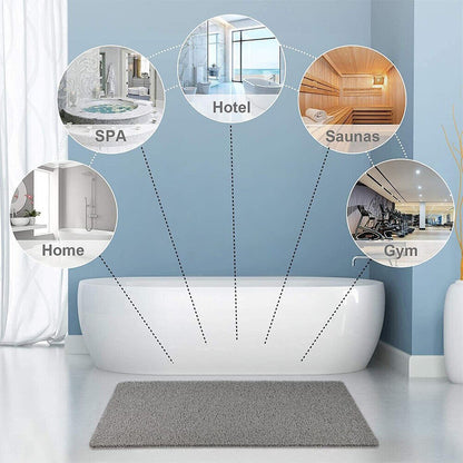 Non-Slip Shower Mat | Anti-Slip Mat for Shower & Bathtub | Bathtub Mat | Shower Insert | SlipProtection