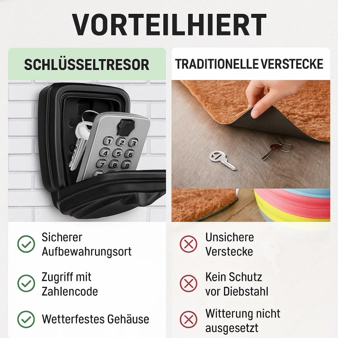 Key Safe Outdoor | Key Safe with Code | SafeHaus