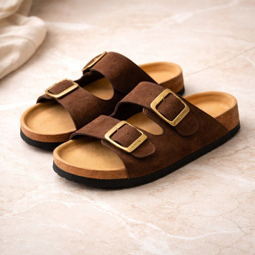 Sandalen für Männer & Frauen mit Korkfußbett | Sommerschuhe | Velma