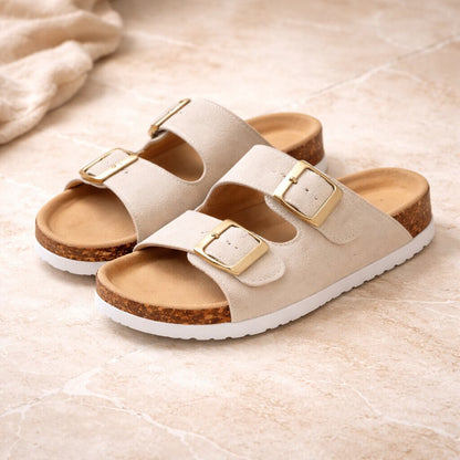 Sandals for Men & Women with Cork Footbed | Summer Shoes | Velma