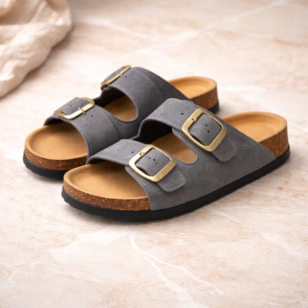 Sandalen für Männer & Frauen mit Korkfußbett | Sommerschuhe | Velma