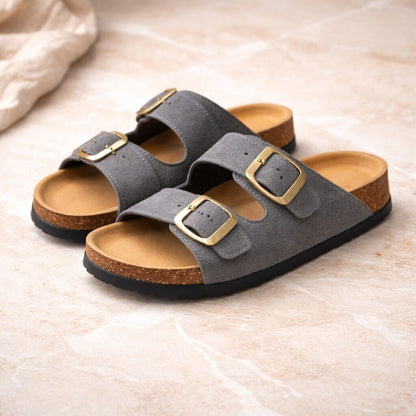 Sandalen für Männer & Frauen mit Korkfußbett | Sommerschuhe | Velma