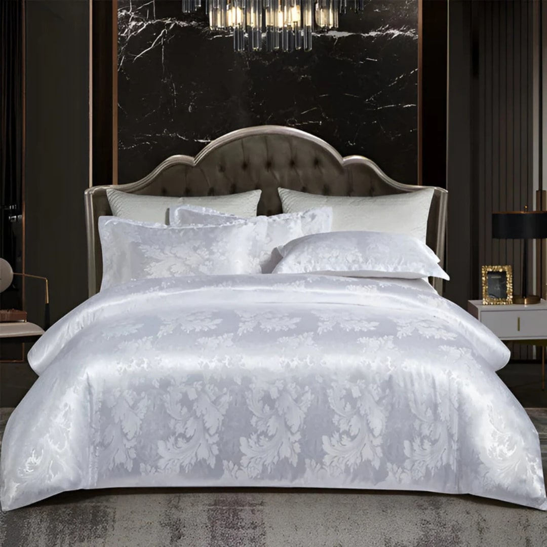 Satin Bed Sheet with Pillowcase | Luxurious Bedding | Duvet Cover | Satinora
