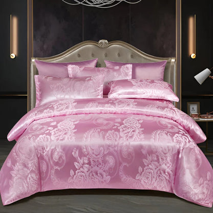 Satin Bed Sheet with Pillowcase | Luxurious Bedding | Duvet Cover | Satinora