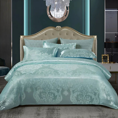 Satin Bed Sheet with Pillowcase | Luxurious Bedding | Duvet Cover | Satinora