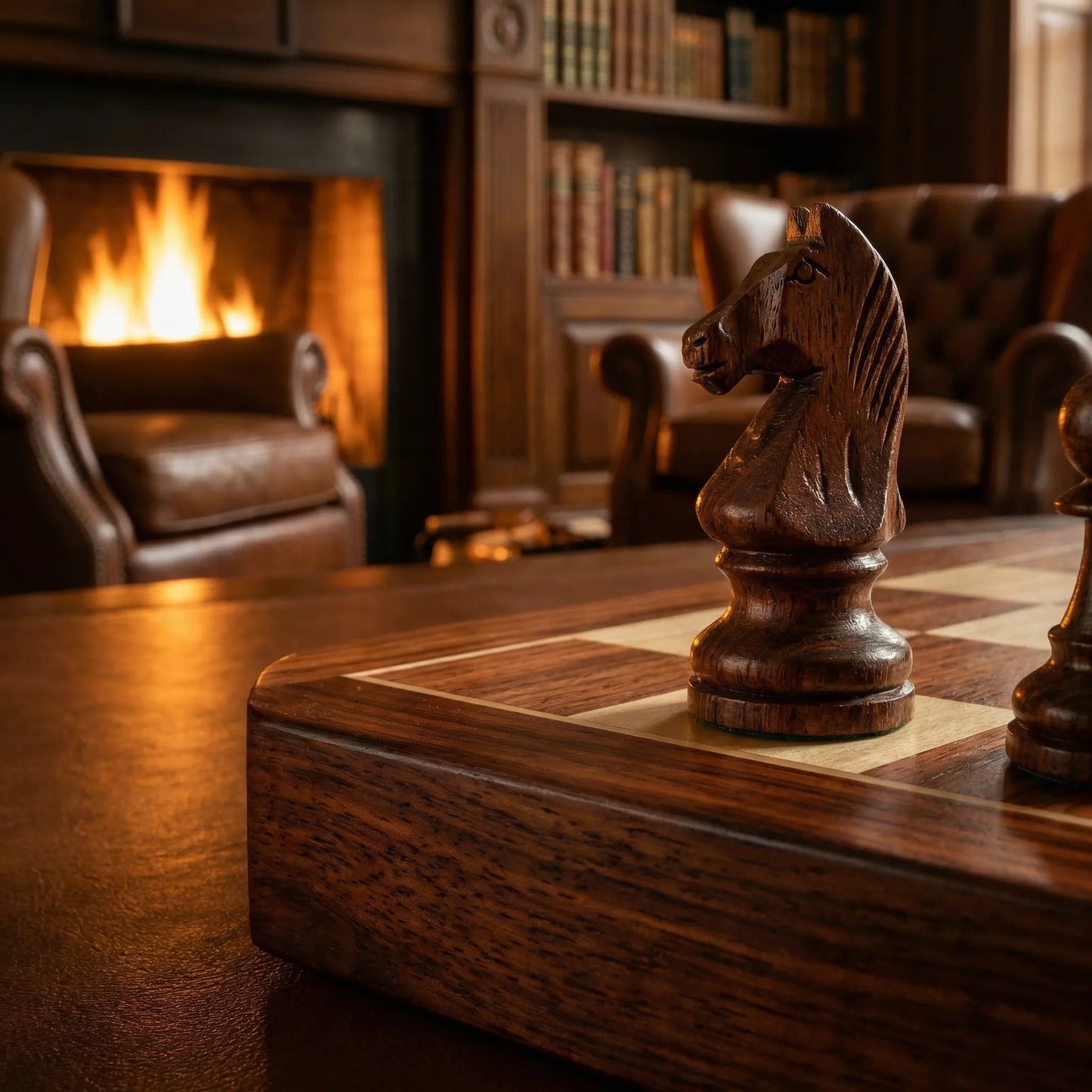 Wooden Chess Set | Chessboard with Chess Pieces | Foldable & Portable | RoyalBrett