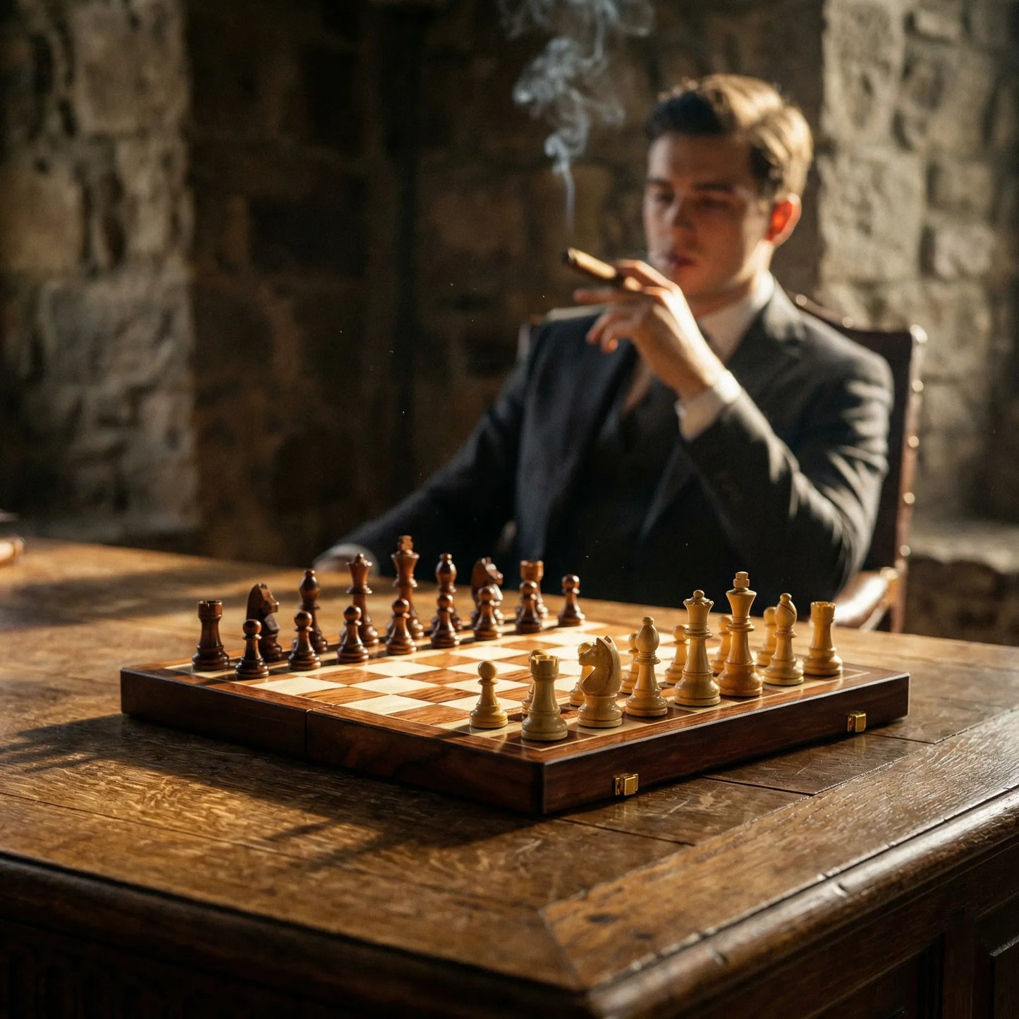 Wooden Chess Set | Chessboard with Chess Pieces | Foldable & Portable | RoyalBrett