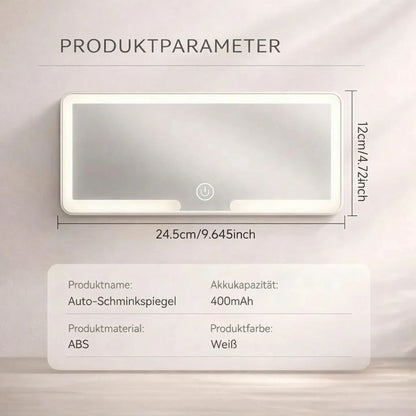Makeup Mirror with Light for Car | Illuminated Cosmetic Mirror | GlowVisor