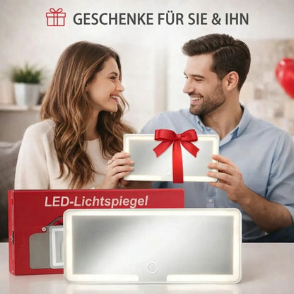 Makeup Mirror with Light for Car | Illuminated Cosmetic Mirror | GlowVisor
