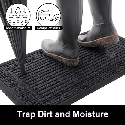 Dirt Catcher Mat for Indoor & Outdoor | Non-Slip Doormat | Door Mat | Eintritta