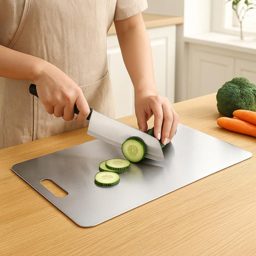 Stainless Steel Cutting Board for Meat, Vegetables & Fruits | EdelBrett