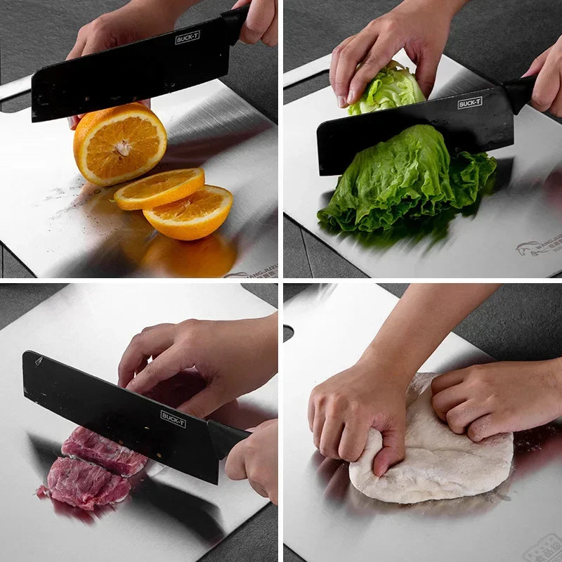 Stainless Steel Cutting Board for Meat, Vegetables & Fruits | EdelBrett