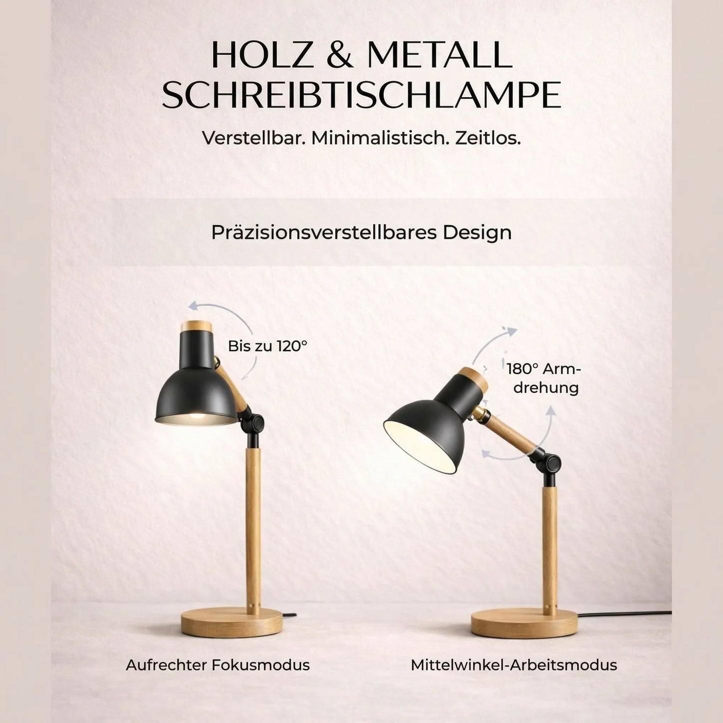 Wooden Desk Lamp | Table Lamp | WoodLight
