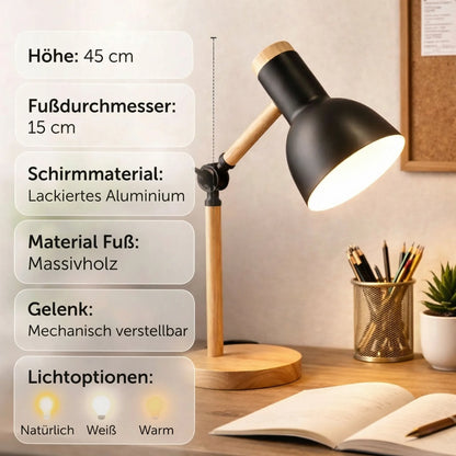 Wooden Desk Lamp | Table Lamp | WoodLight