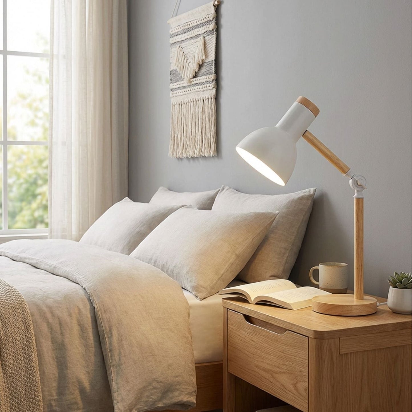 Holz Schreibtischlampe | Tischlampe | WoodLight