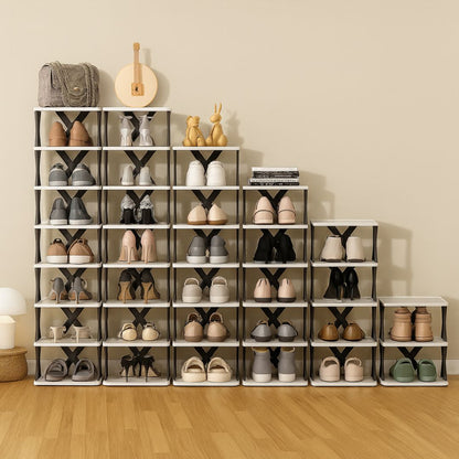 Narrow Shoe Rack | Slim Shoe Storage | Tall and Space-Saving | ShoeTower
