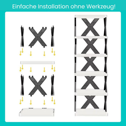 Narrow Shoe Rack | Slim Shoe Storage | Tall and Space-Saving | ShoeTower
