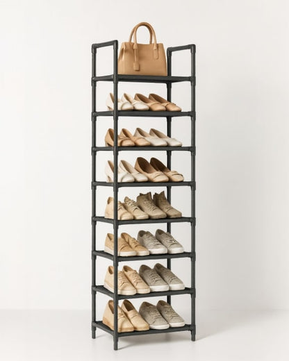 Metal Shoe Cabinet | Slim Shoe Rack | Space-Saving Shoe Storage | SteelLine