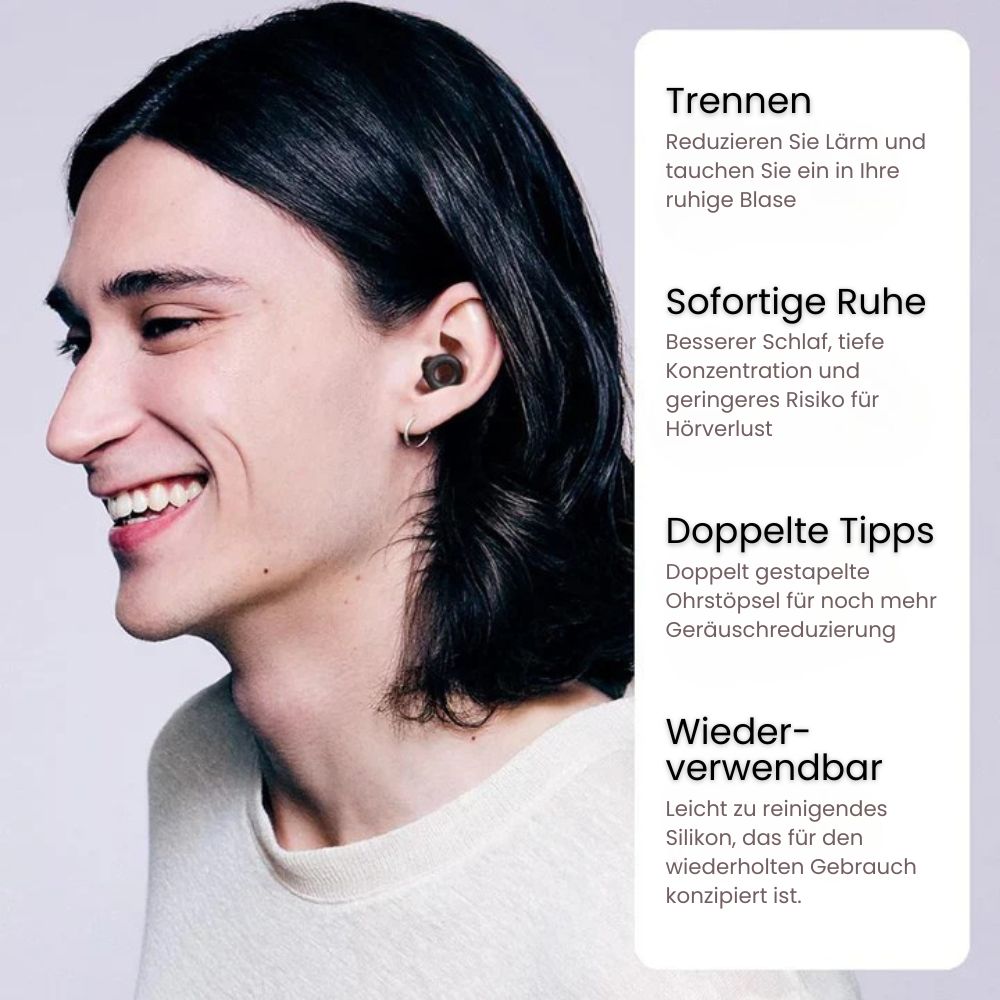 Silicone Earplugs for Hearing Protection for Sleeping, Work, Concerts & Airplanes | SilentPlug