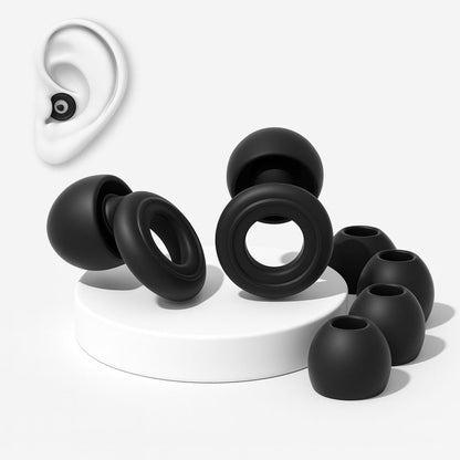 Silicone-Ohrstöpsel zum Hörschutz für Schlaf, Arbeit, Konzerte & Flugzeuge | SilentPlug