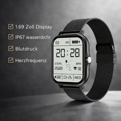 Smartwatch for Men & Women | Fitness Tracker with Heart Rate Monitor | Digital Watch | Velunor