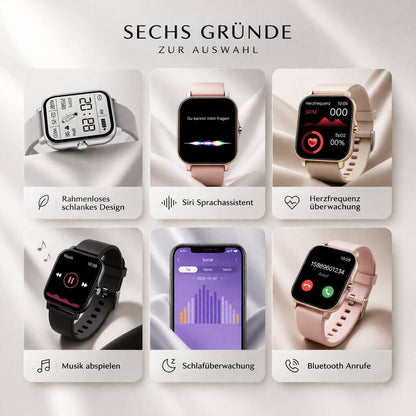 Smartwatch for Men & Women | Fitness Tracker with Heart Rate Monitor | Digital Watch | Velunor