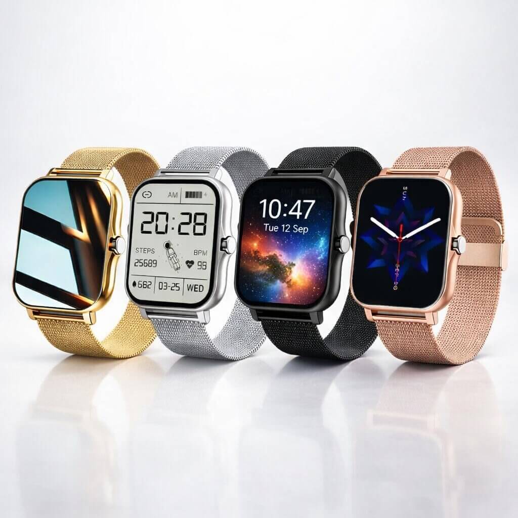 Smartwatch for Men & Women | Fitness Tracker with Heart Rate Monitor | Digital Watch | Velunor