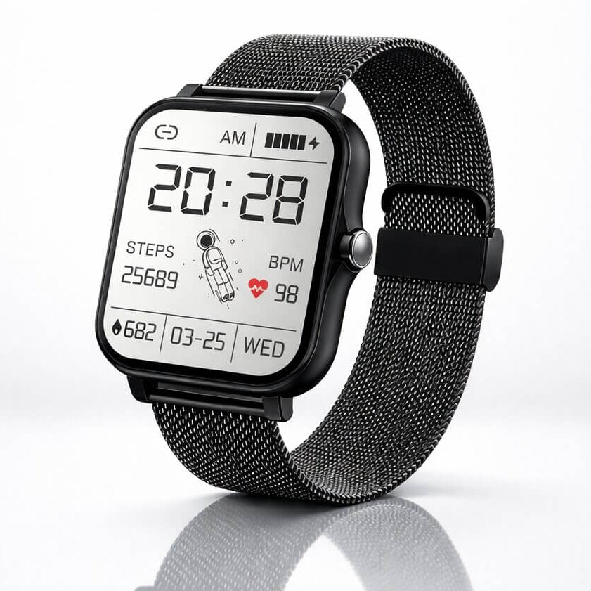 Smartwatch for Men & Women | Fitness Tracker with Heart Rate Monitor | Digital Watch | Velunor
