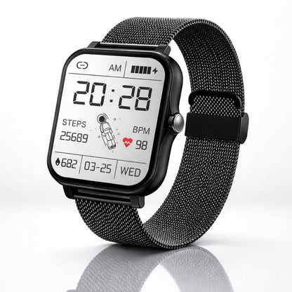 Smartwatch für Männer & Frauen | Fitness Tracker mit Herzfrequenzmonitor | Digitale Uhr | Velunor