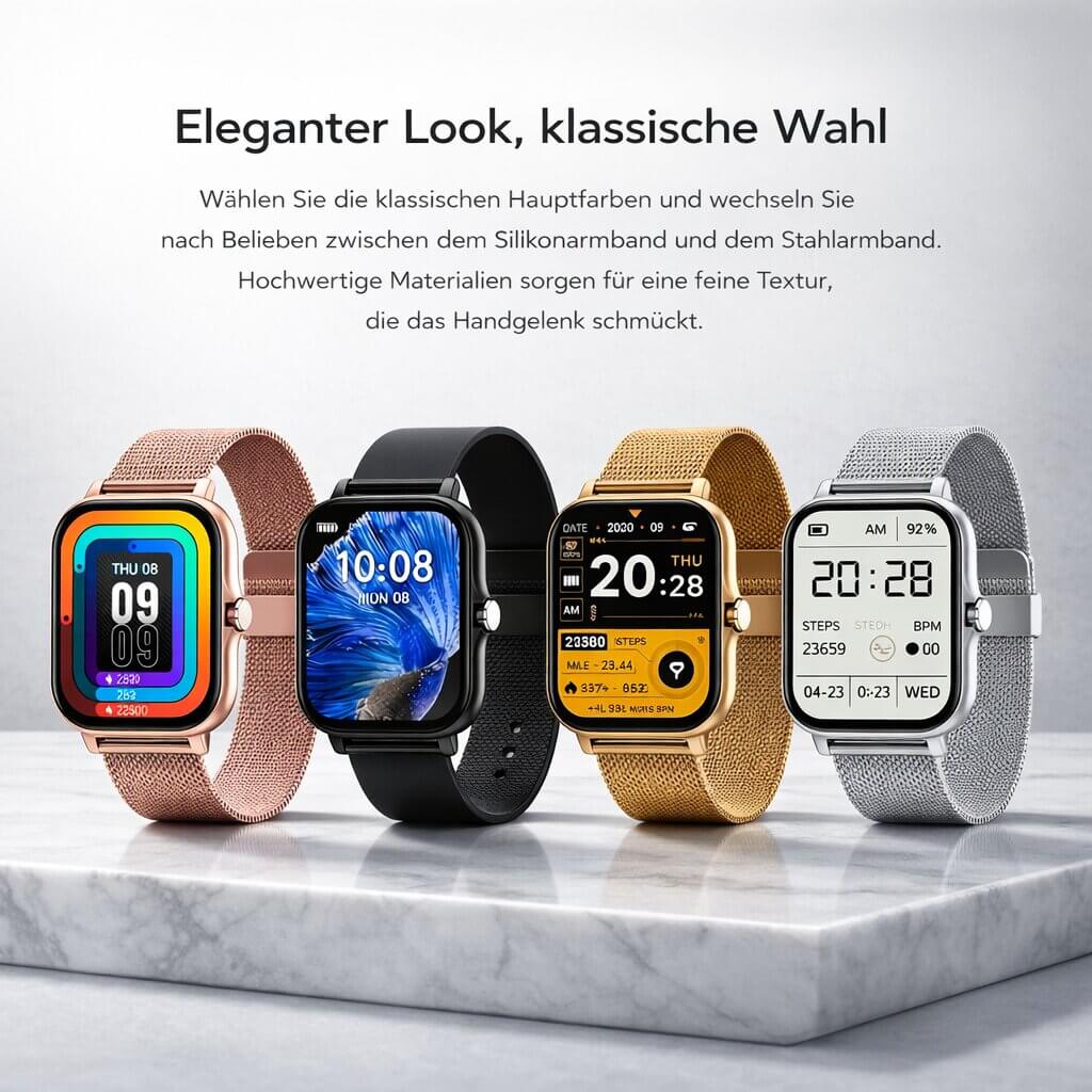 Smartwatch for Men & Women | Fitness Tracker with Heart Rate Monitor | Digital Watch | Velunor