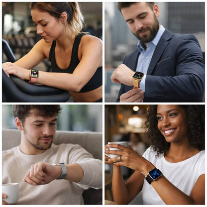 Smartwatch for Men & Women | Fitness Tracker with Heart Rate Monitor | Digital Watch | Velunor
