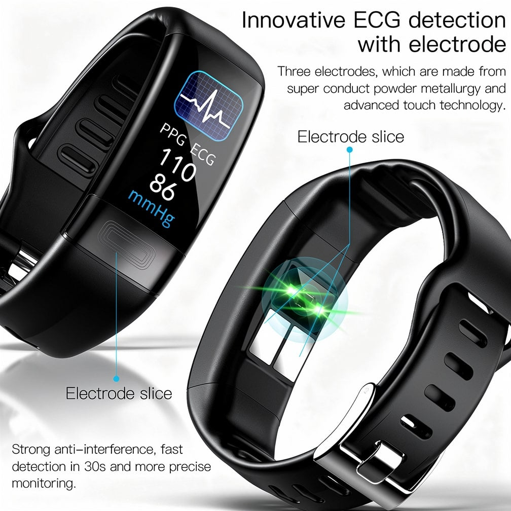 Smartwatch with ECG, Heart Rate, Blood Pressure & Sleep Tracking for Men and Women | Fitness Tracker | Vitaro